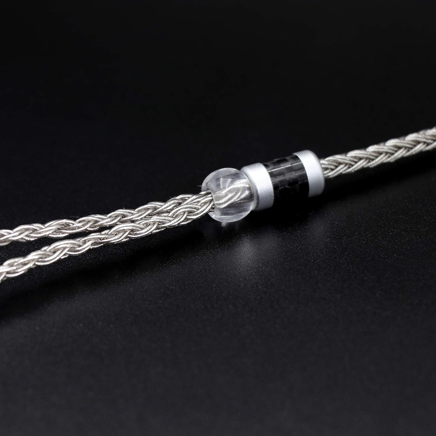 Zonie 16 Core Silver Plated Cable SPC Earphone Cable for BL03 TRN V90 V80 AS10 ZS10 ZS6 ES4 ZST ZSR Iems (2Pin 0.78-3.5Mm, Grey)